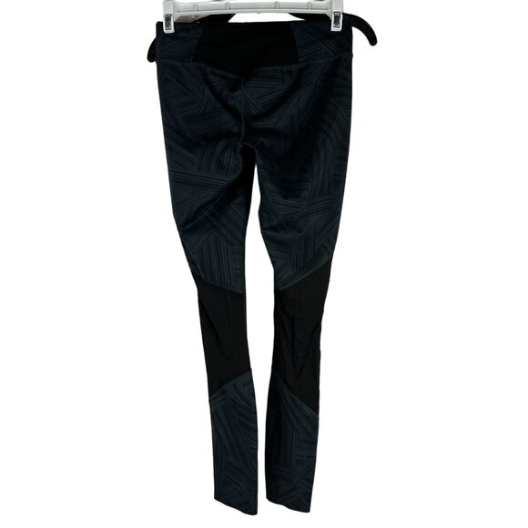 Patagonia Womens XS Technical Running Tights Black Pattern Breathable Design - Picture 3 of 8